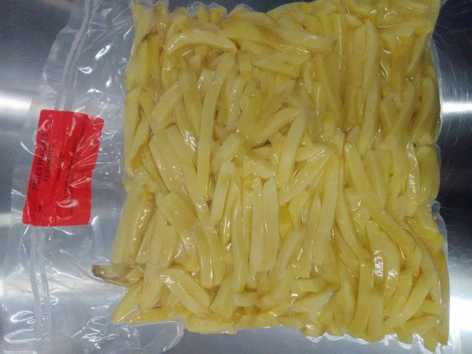 Frites fraîches sous vide